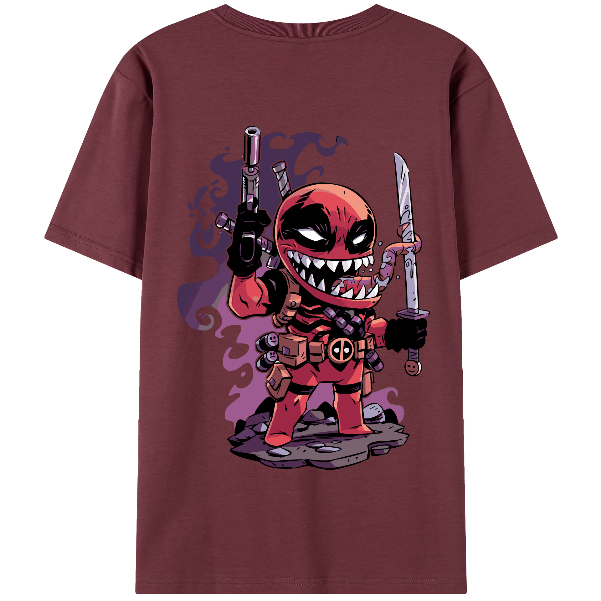 （画像用） アベンジャーズ The Avengers 綿100％半袖Tシャツ（背面プリント）